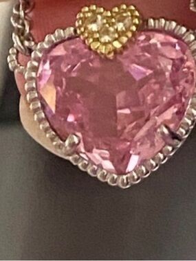 Judith Ripka pink necklace